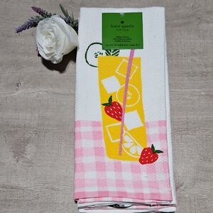 Kate Spade Strawberry Lemonade Kitchen Towel Set